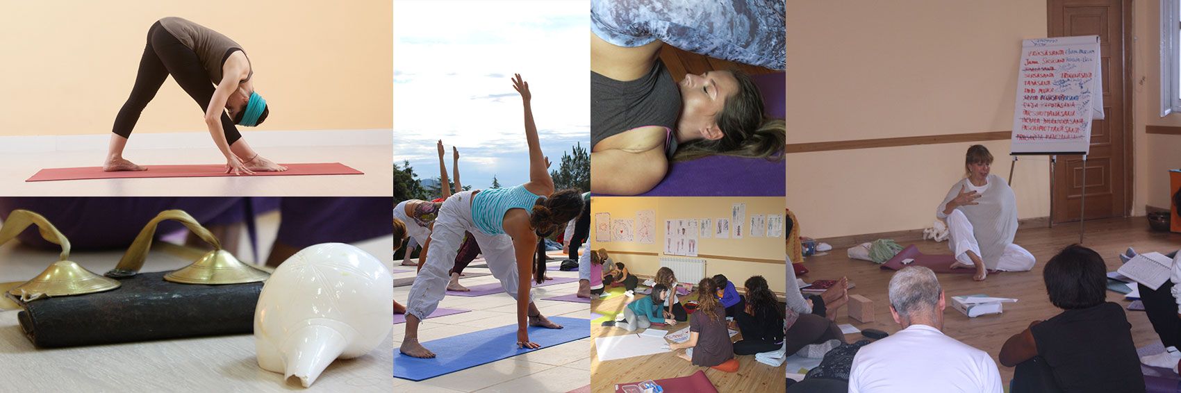 Collage Cursos de Yoga Collage Cursos de Yoga